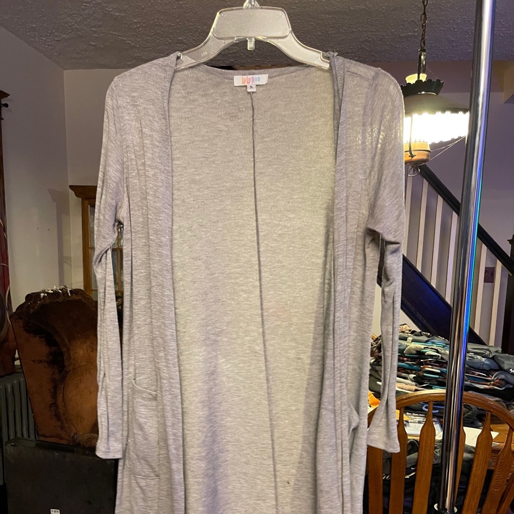 Lularoe duster cardigan gray